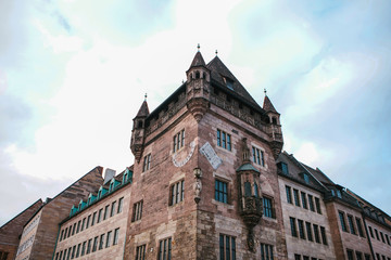 Fototapeta premium House of Nassau. One of the attractions of Nuremberg. Germany.