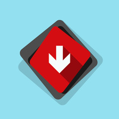 Down Arrow sign illustration