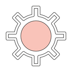 Gear machinery piece