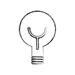 Bulb light energy vector illustration