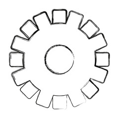 Gear machinery piece