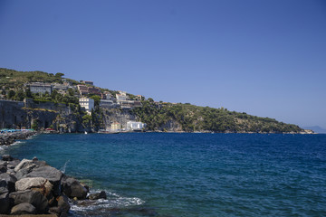 Fototapeta na wymiar Capri coastline in Italy