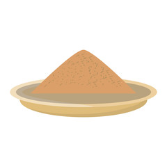 Ground gardening isolated