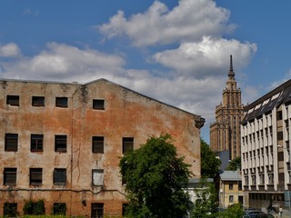 Fototapeta premium Akademie der russischen Wissenschaften in Riga,