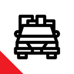 Icon illustration for truck / pickup shippers