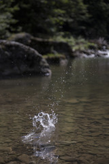 river splash