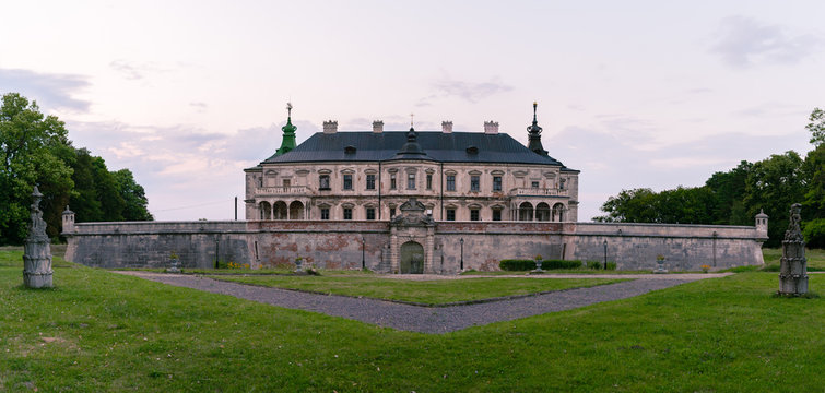 City park in Zhitomir, Ukraine  - always open for visitors. Summer noon photo 