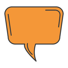 speech bubble message icon vector illustration design