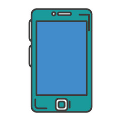 smartphone device isolated icon vector illustration design