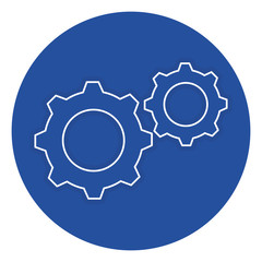 gears machinery isolated icon vector illustration design
