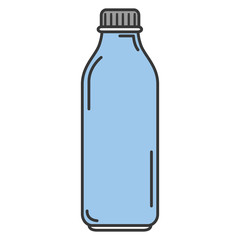 plastic bottle isolated icon vector illustration design