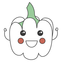 pepper fresh kawaii character vector illustration design
