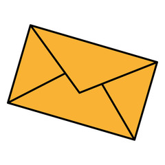 envelope mail isolated icon vector illustration design