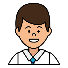 elegant businessman avatar character vector illustration design