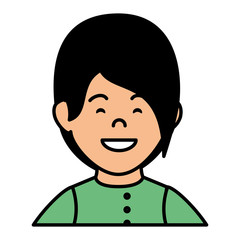 beautiful businesswoman avatar character vector illustration design