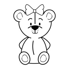 cartoon mouse animal icon over white background vector illustration