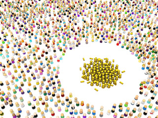 Cartoon Crowd, Golden Group