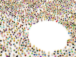 Cartoon Crowd, Ring Empty