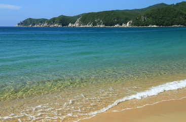 Sea scape. The Calm Bay, Primorye, Russia