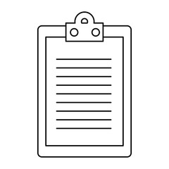 report table icon over white background vector illustration