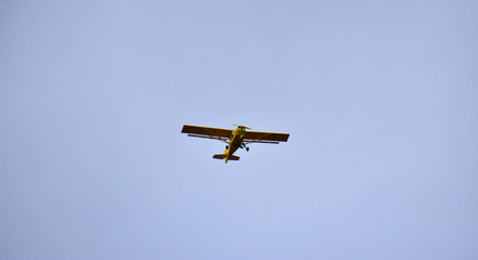 Light Aircraft in the Sky