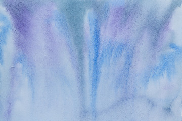 Ultramarine blue watercolor abstraction