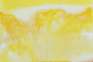 Watercolor abstraction yellow
