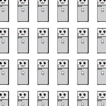 kawaii cute happy kitchen utensil background