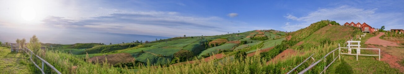 Fototapeta premium Panoramic landscape of Phu Tub Berg
