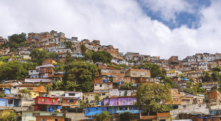 Slum district of Caracas