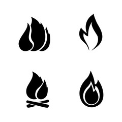 Fire icon isolated