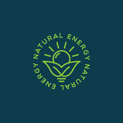 Natural energy logo