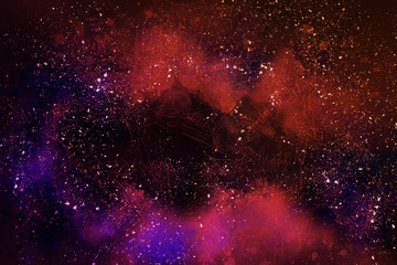 Abstract Colorful background, Colorful painting background, Colorful brushing background.