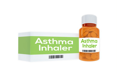 Asthma Inhaler concept