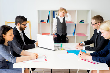 Little kid is the boss