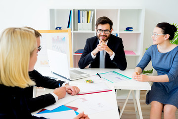 Business meeting in progress