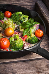 Vegetarian Italian Omelette