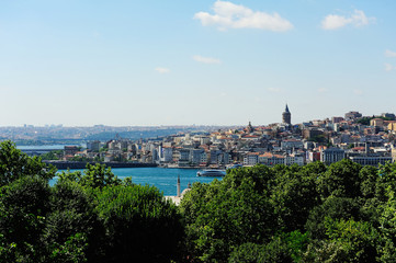 Fototapeta na wymiar Istanbul scenery in Turkey