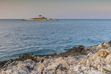 view of sea from the island of Hvar