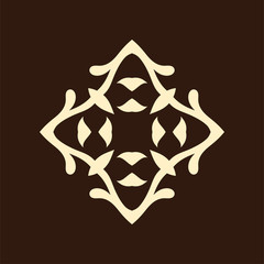 Vintage abstract ornamental logo. Element for design