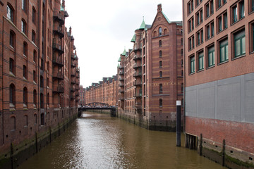 Fototapeta na wymiar Hamburg, Speicherstadt