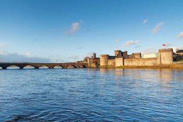 King John Castle in Limerick, Ireland