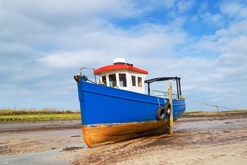 Old fishing irish boat