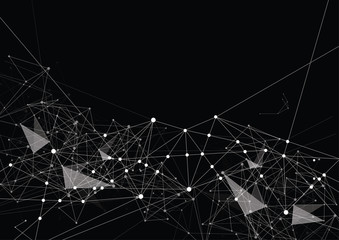 Internet connection, abstract sense of science and technology graphic design. Vector illustration