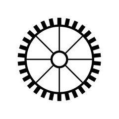 Retro Design Gear Wheel