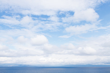 Blue sea. Summer background