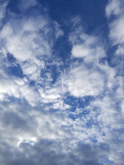 Cloudy sky background