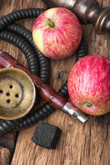 Tobacco hookah on apple tobacco