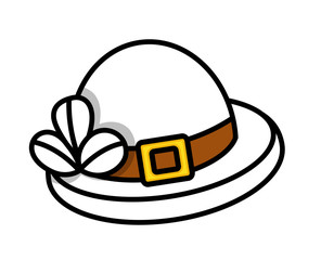 White Vector Leprechaun Hat