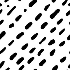 Simple stylish seamless hand-made pattern